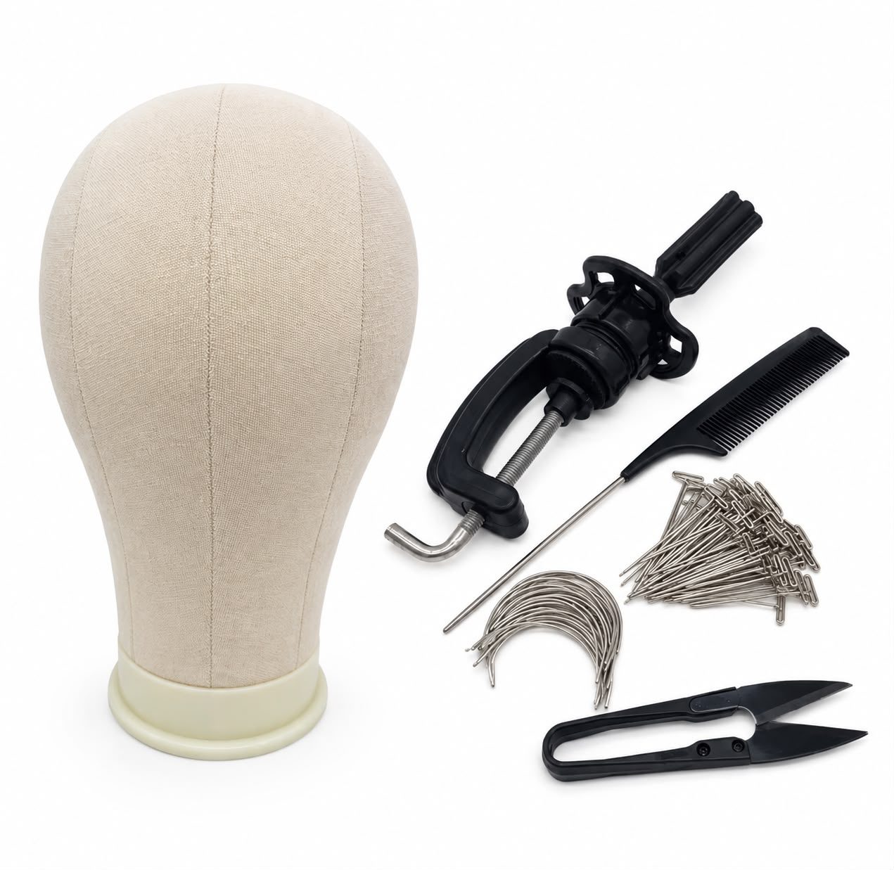 KIT CABEZA DE MANIQUÍ PROFESIONAL – 61 CM